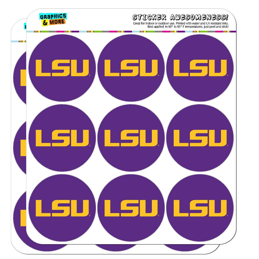 LSU Logo on Purple Planner Calendar Scrapbooking Crafting Stickers