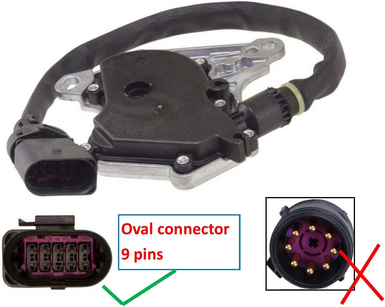 Transmission Range Sensor Neutral Safety Switch (9 Pins) Fits for Audi A4 A6 A8 S4 S6 S8 ALLROAD RS6 VW Passat Phaeton, Replaces OEM 01L919821B 01V919821B 41001