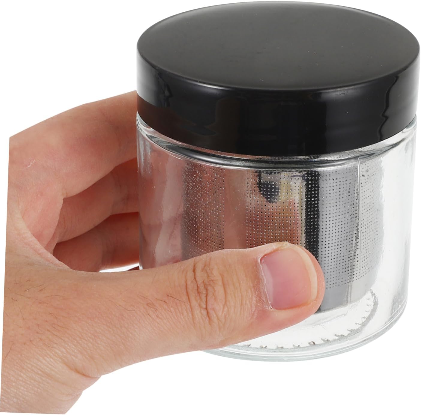 ULDIGI Jewelry Cleaning Cup for Earring and Gemstone Care Manual Strainer for Quick and Effortless Cleaning Glass and Design for Versatile Use