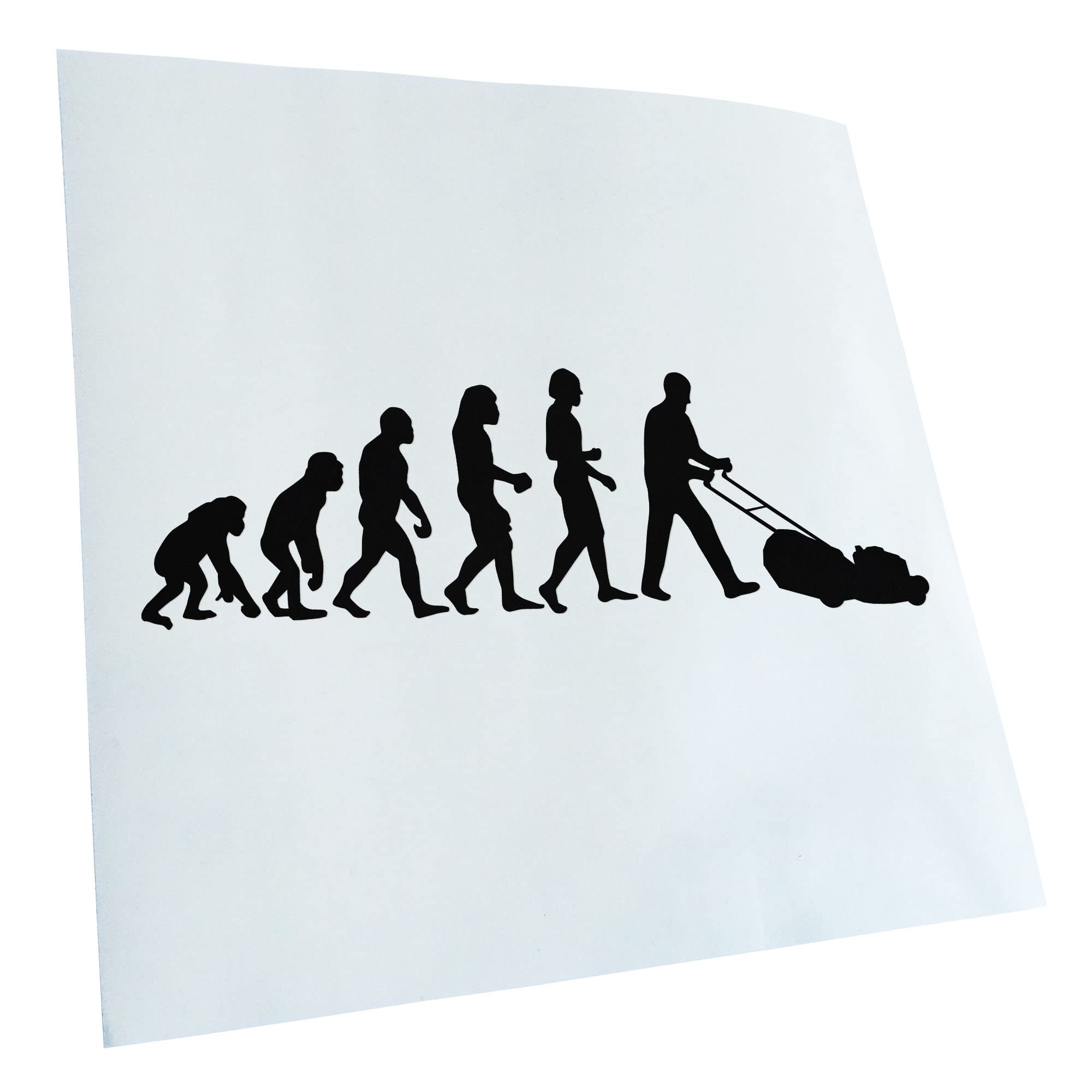 Kiwistar Evolution Lawnmower 20 x 6.5 cm in 15 Colours Neon + Chrome Sticker