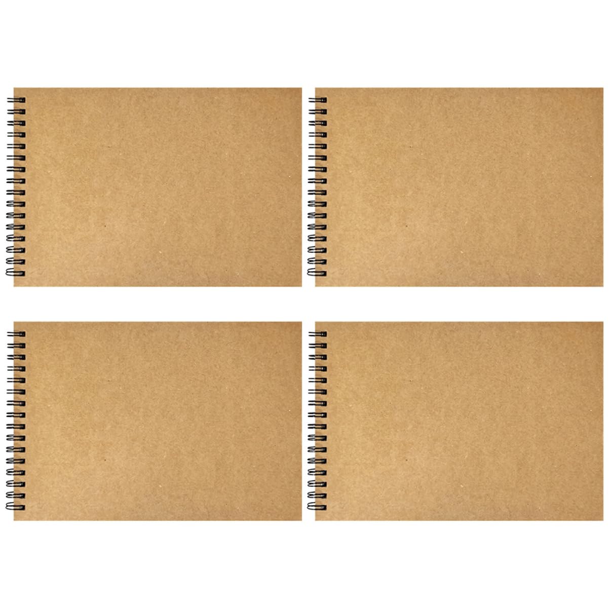 Spiralnotizbuch 4 Stück-pack A5 Papier für Zeitplanung und Tagebuch