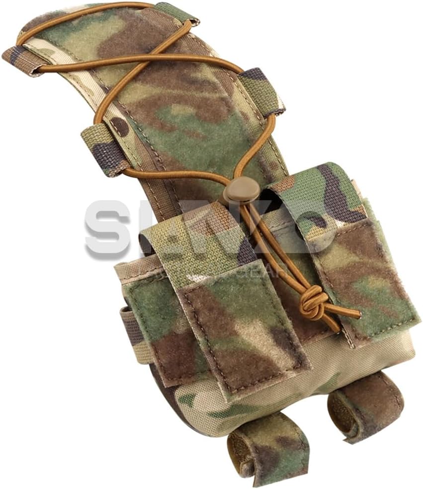 Tactical Helmet NVG Battery Pack Case Storage Pouch,FAST/MICH MK/AF Helmet Accessories Counterweight Bag (Multicam)