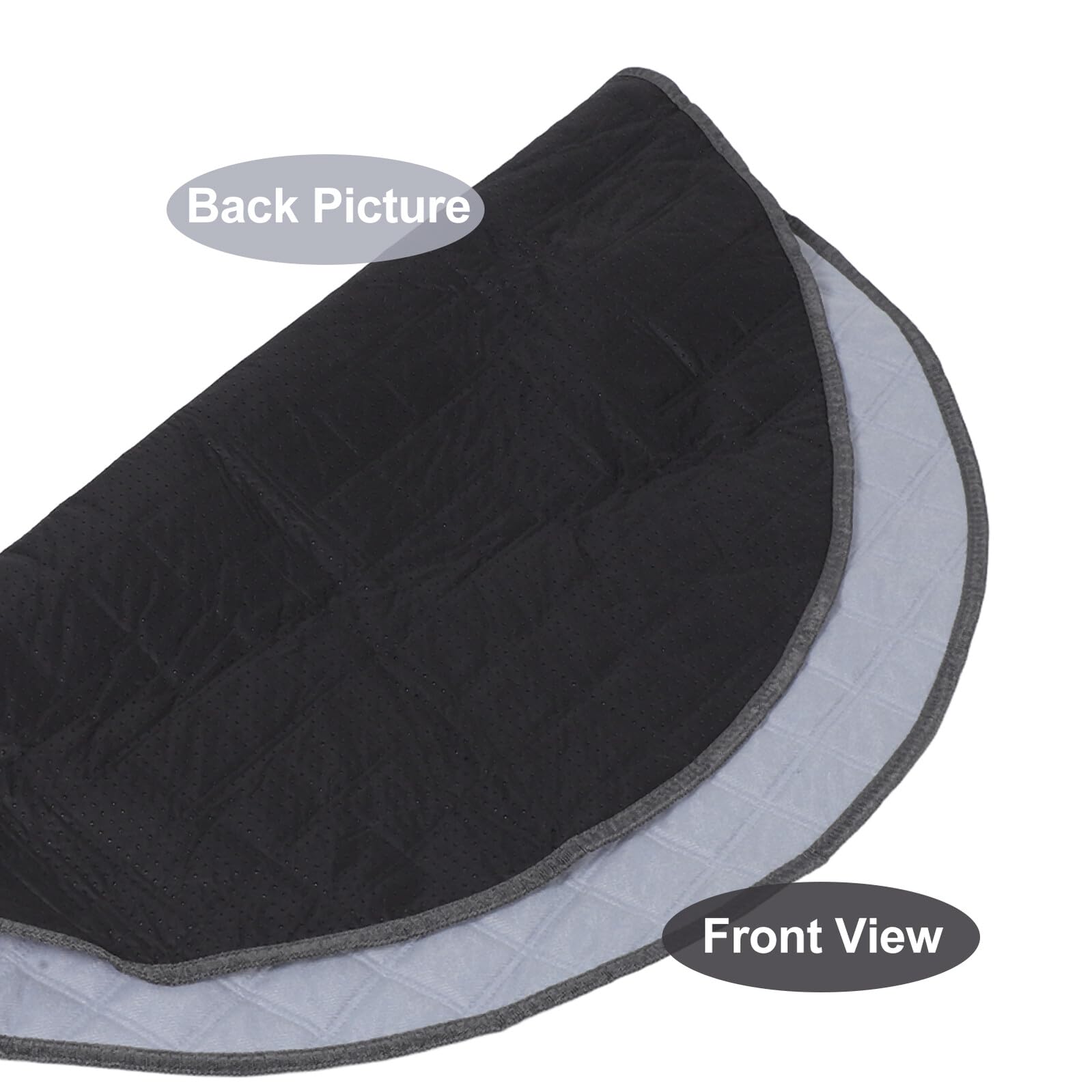Toyvian Tapis Apprentissage De Propreté pour Chiens Et Chats Rond Et Réutilisable Anti-fuites pour Urine Doublure De Cage pour Petits Animaux