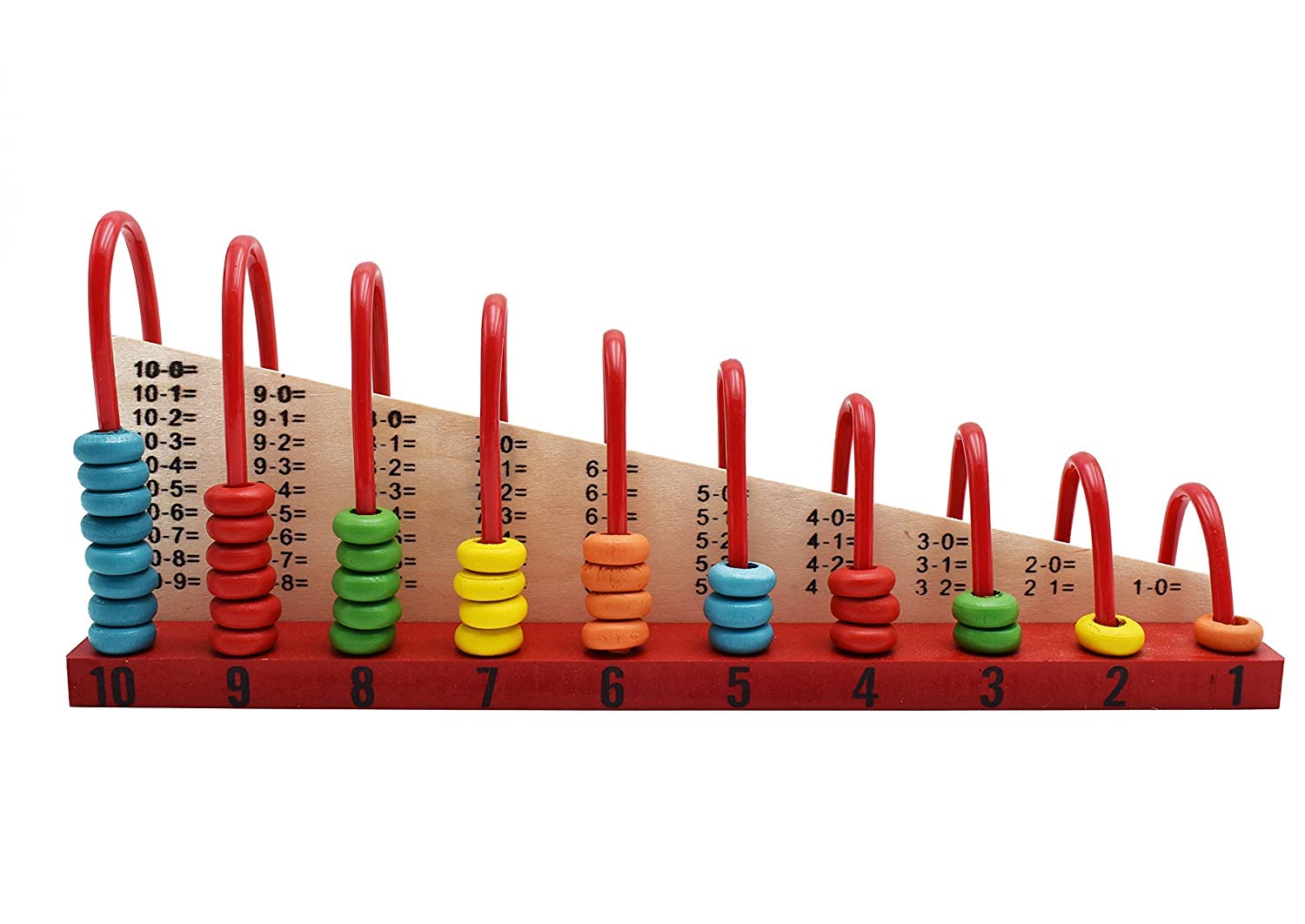 CHANNAPATNA TOYS Wooden Calculation Shelf Abacus Kit - Math Learning Toy for Kids 3+ - Counting, Addition, and Subtraction - Early Educational Toy for Math Development - Calculation Shelf (B09SM5K4XJ) Amazon Price History, Amazon Price Tracker