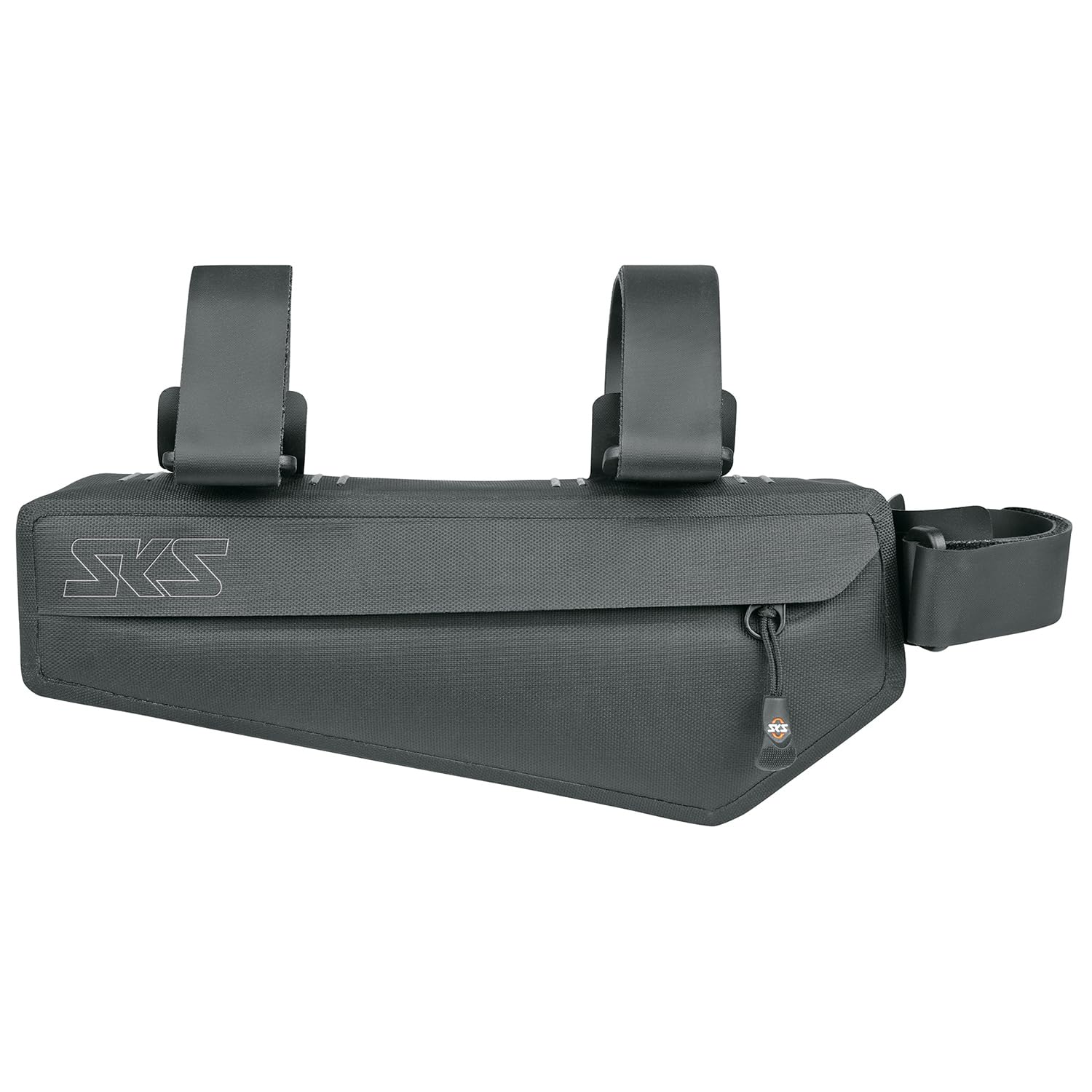 SKS GERMANY Race Frame Bag Sacoche de Cadre de vélo (Sacoche de vélo, Coupe Vent et légère, imperméable, éléments réfléchissants, Maintien sûr, Sac de Cadre ou de Tige de Selle) Noir