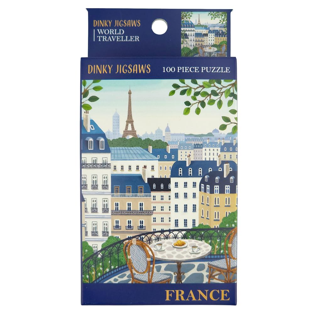 France | World Travels Dinky Jigsaw Puzzle | 100 Pieces | Little Gift