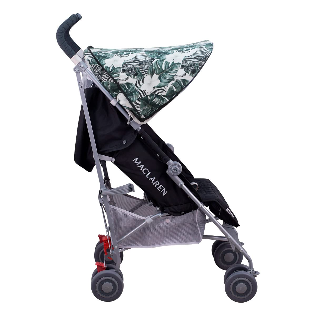 JYOKO KIDS Cubre capota de algodón Compatible con Maclaren Quest, Techno y Xt (ZEBRA)