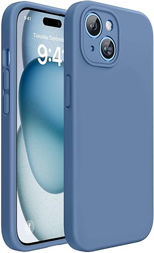 Miniatura 150 de Miracase - Funda diseñada para iPhone 11 con protector de pantalla, funda de goma de silicona líquida, protección total contra caídas y a prueba