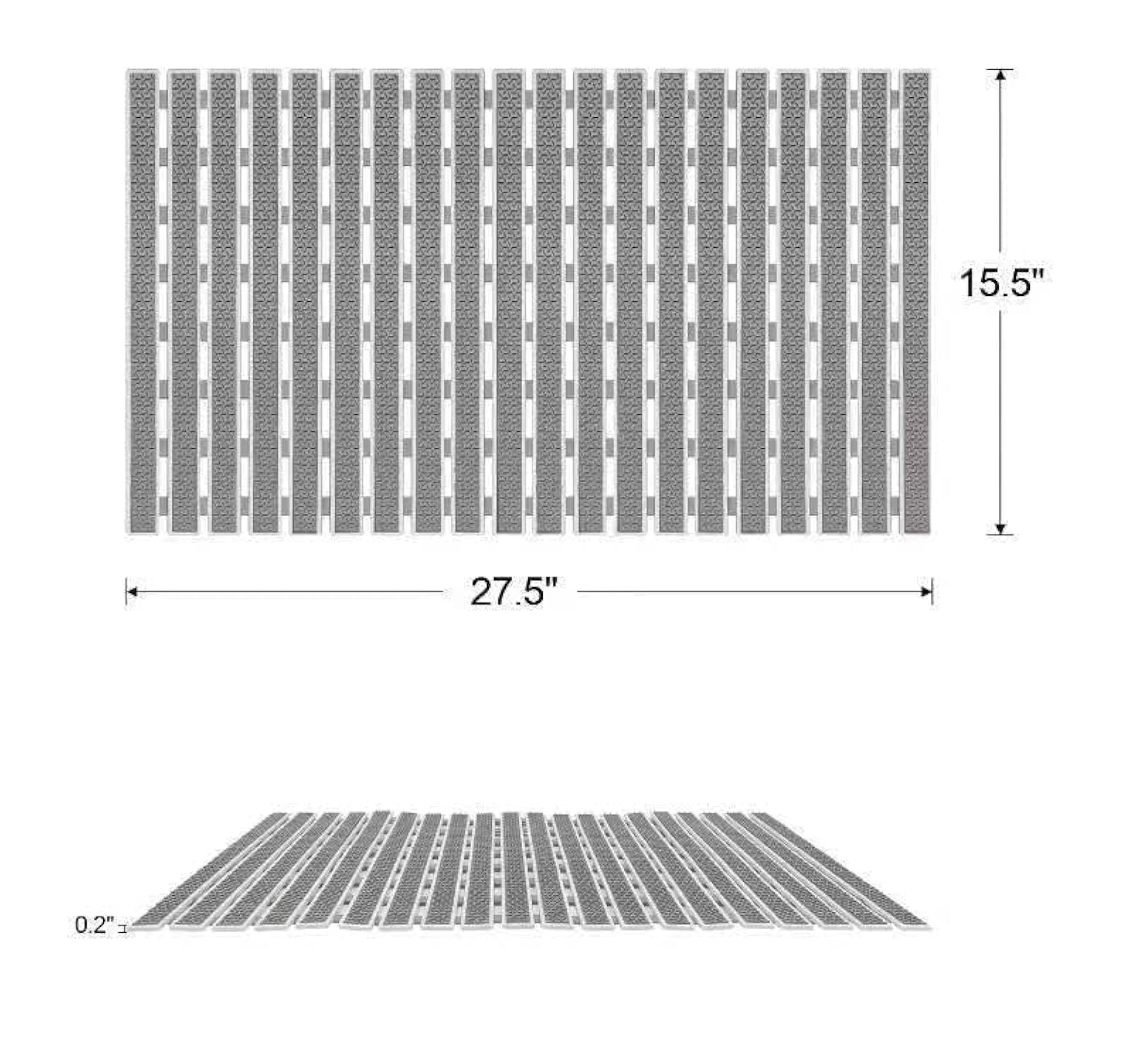 Secure Grip Non-Slip Bath Mat for Safe Bathing Experience
