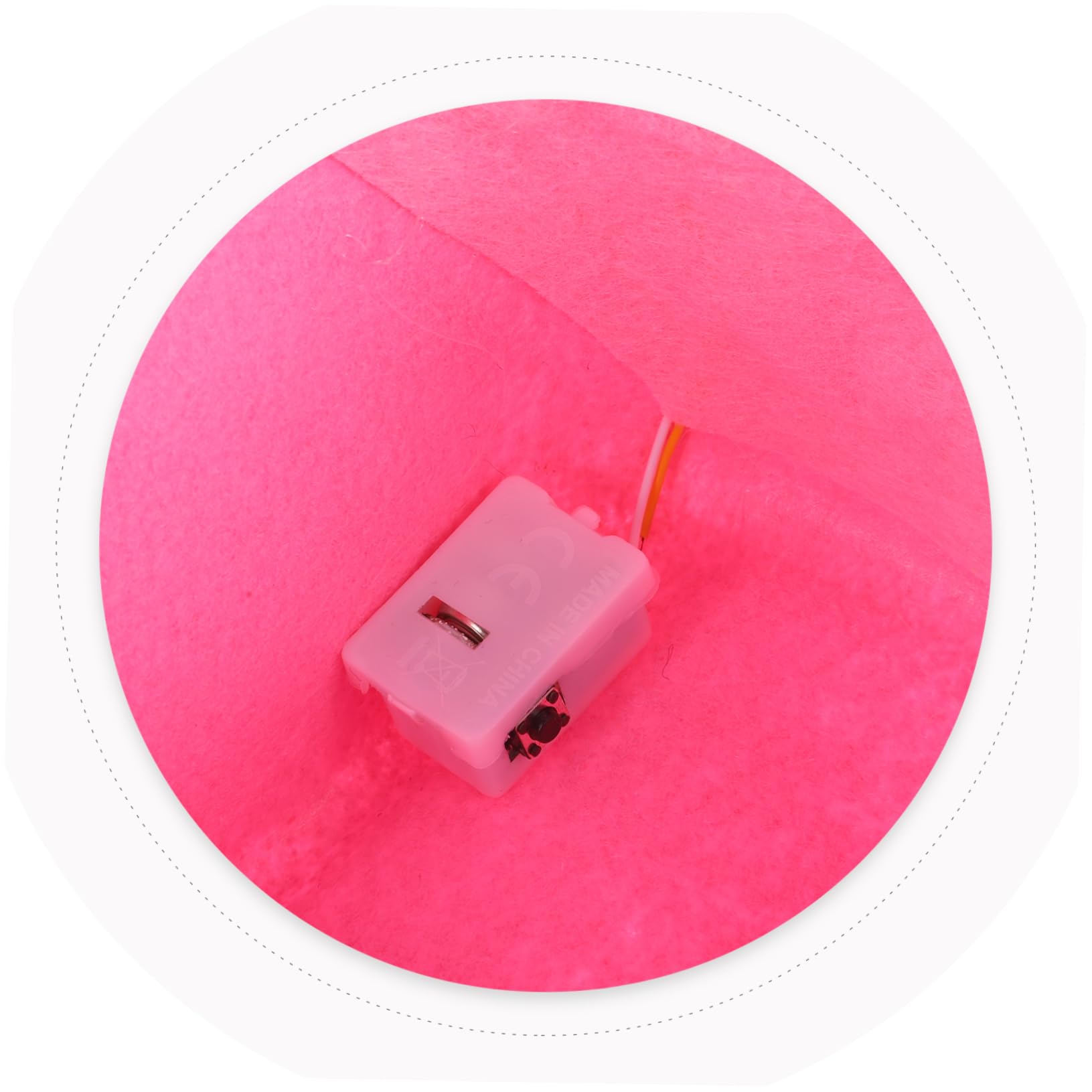 WOONEKY Sombrero de Mujer Rosa de Fieltro Estilo Occidental Luces, Cómodo para Cosplay y Juegos de Rol, Diseño de Vaquero Borde de Plumas