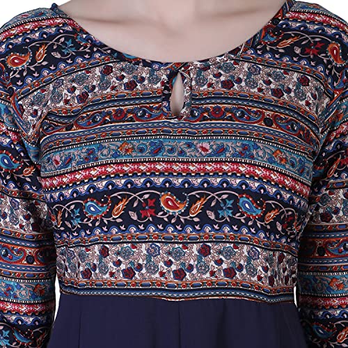 Image of OM SAI LATEST CREATION Women's Crepe Straight Printed Kurta