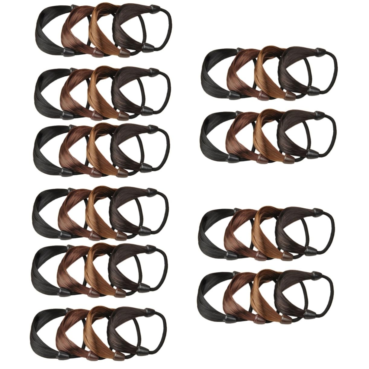 FRCOLOR 40 Uds Lazos Elásticos Para El Cabello Coleta Lazo Para El Cabello Bandas Elásticas Para El Sombreros Para Mujeres Soporte Para El De Caballo Cuerdas