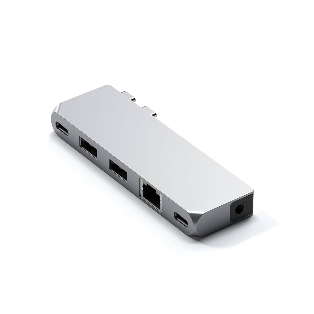 Amazon | Satechi USB-C Proハブ ミニ 6-in-2 (シルバー) USB4