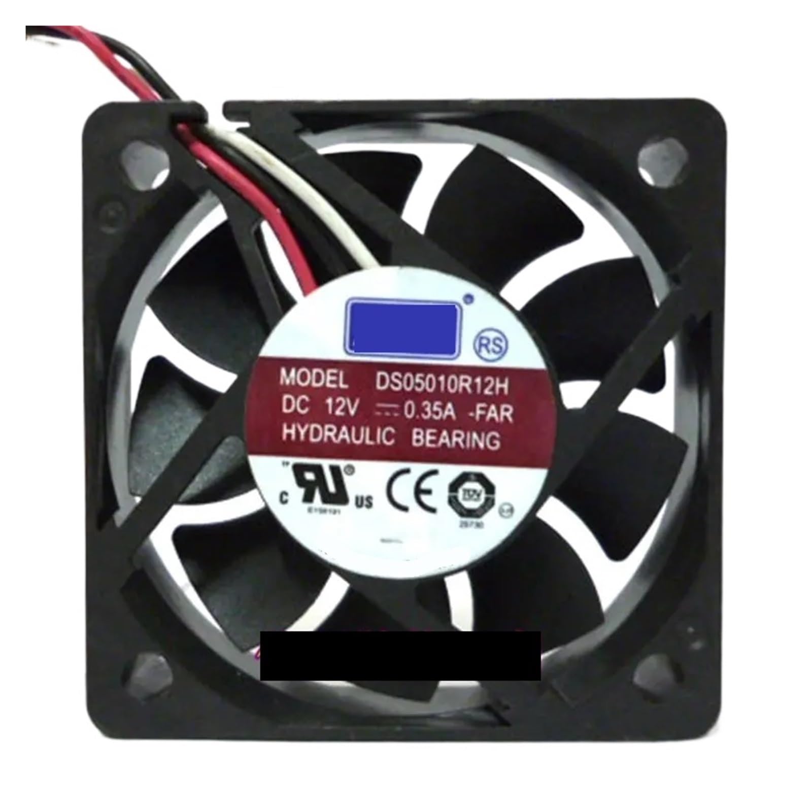UITGVDQAT DS05010R12H DC 12V 0.35A 50x50x10mm 3-Wire Server Cooling Fan