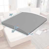 Vista 2 de moonoom Cojín de espuma de 20 x 20 pulgadas para sofá, soporte de hundimiento para sofá de sala de estar, repuesto de reparación de hundimiento