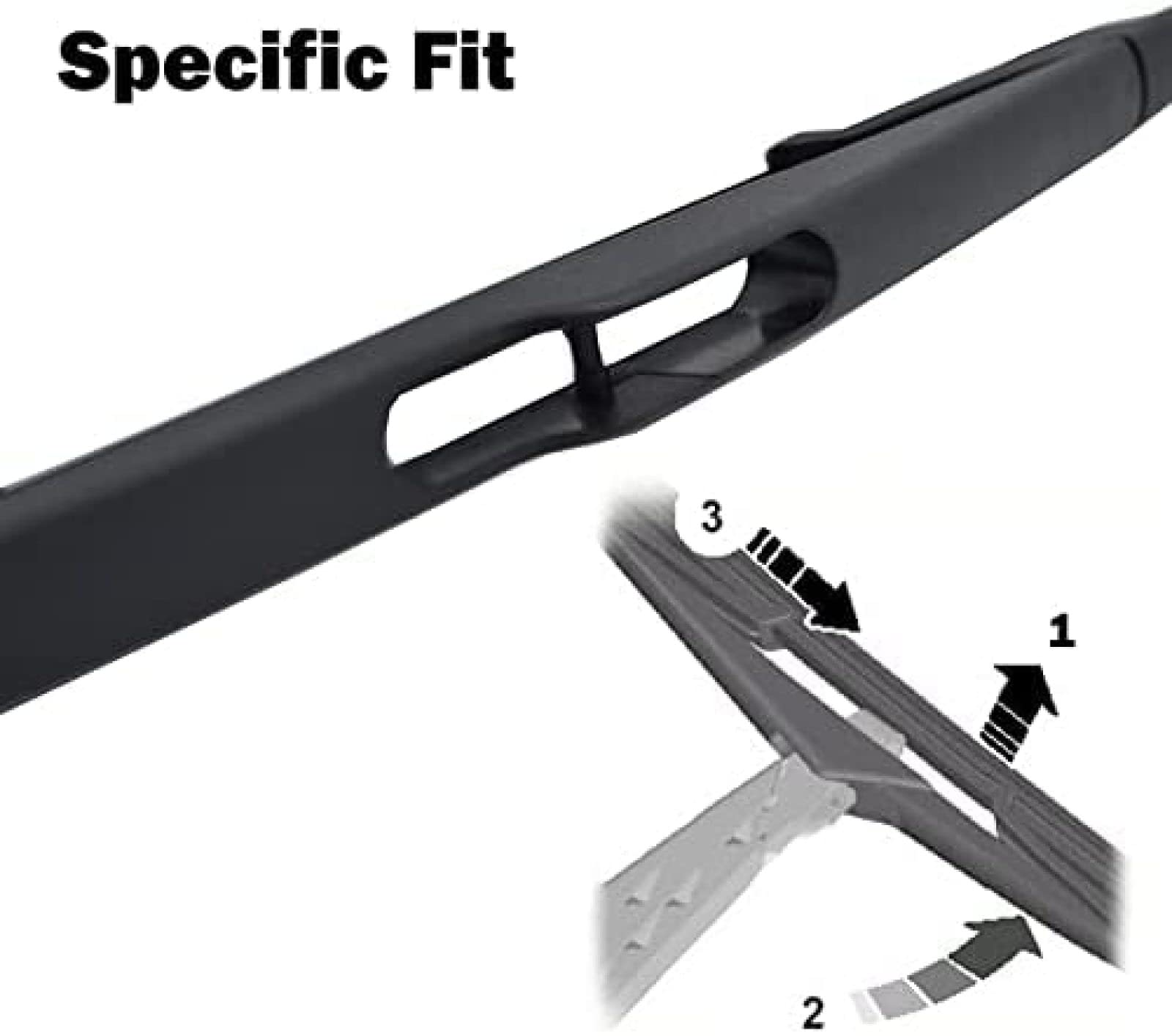 Balais D'essuie-glaces Pour Peugeot 208 2012 2013 2014 2015 2016 2017 2018, Balais D'essuie-glace Avant Et Arrière Essuie Glaces Jeu De