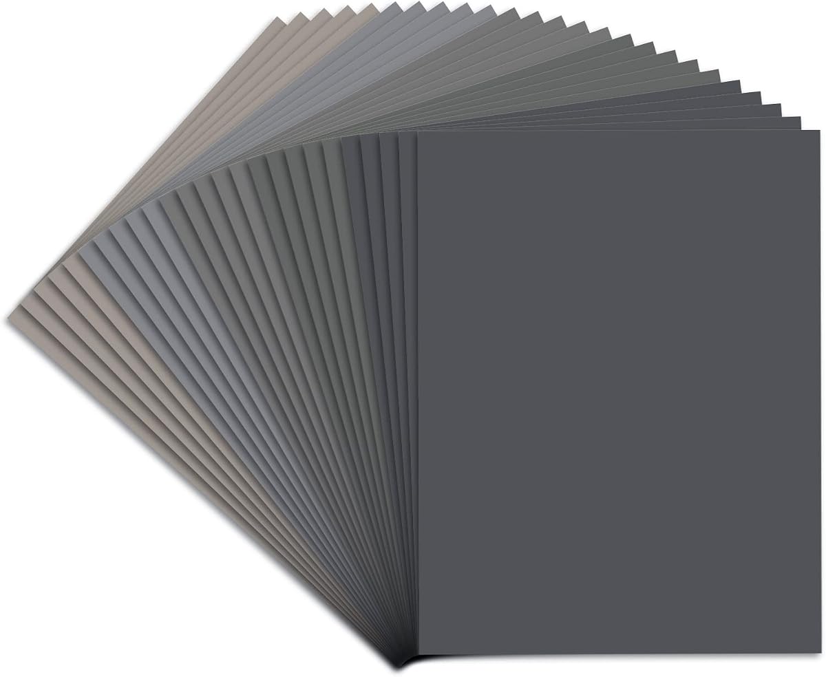 25PCS Sandpaper, Wet Dry Sandpaper, High Grit 1000 2000 3000 5000 7000 Sandpaper Sheets Assortment for Wood Metal Polishing Automotive Sanding, 9 x 11 inches