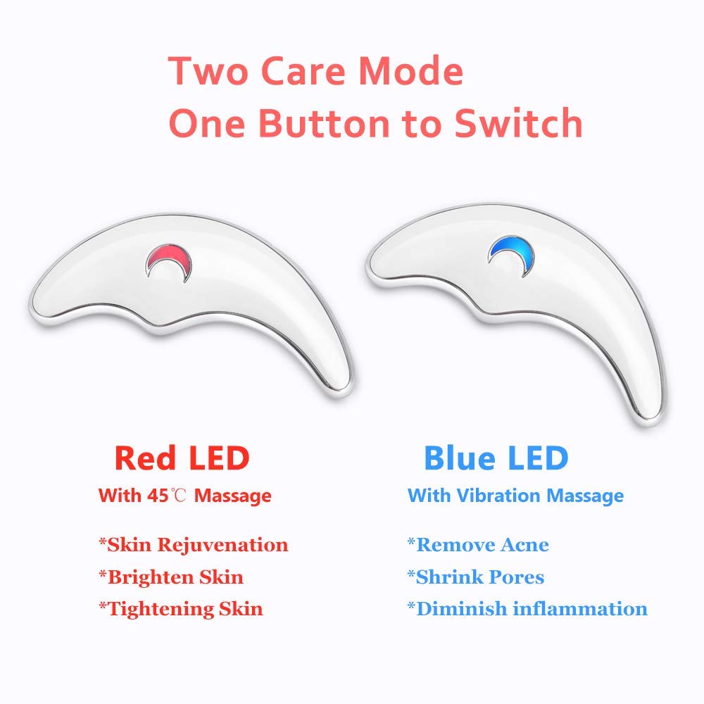 SVIVI Electric Gua Sha Machine V masajeador facial con carga USB (dos modos + 5 posiciones)