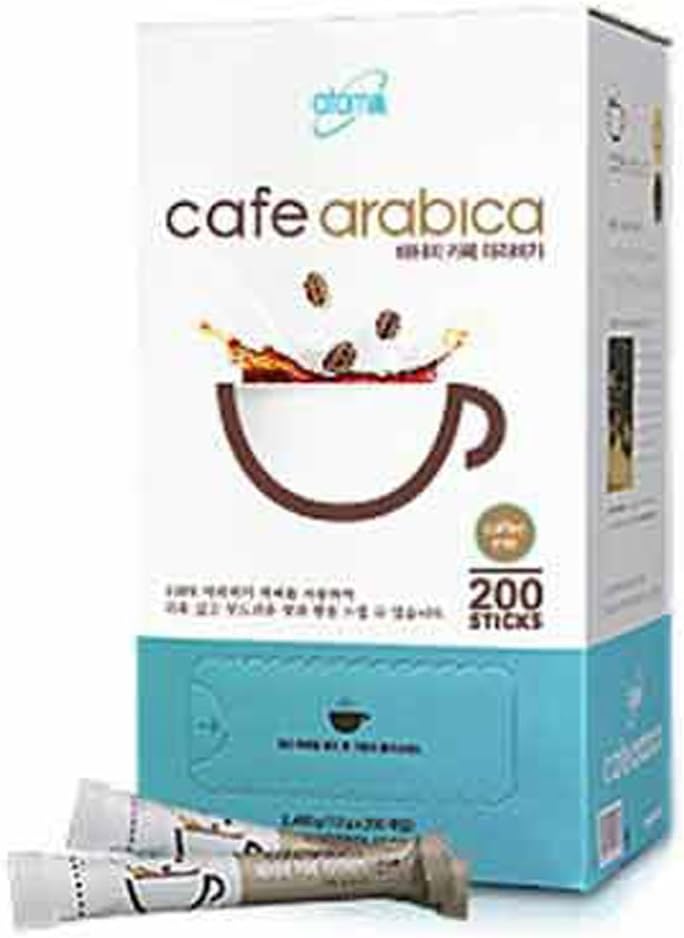 200 Sticks Cafe Arabica Instant coffee mix Arabica Coffee & Natural Casein