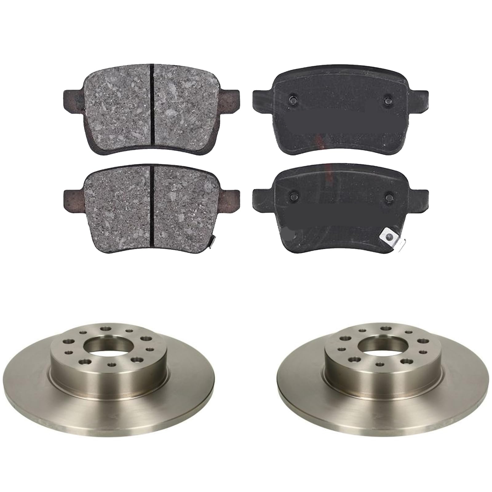 KIT FRENI POSTERIORI compatibile con FIAT 500L (351,352) - DISCHI + PASTIGLIE OEM: FDB4879 | 18204 |SOSTITUZIONE DIRETTA|BASSA POLVERE|SILENZIOSO