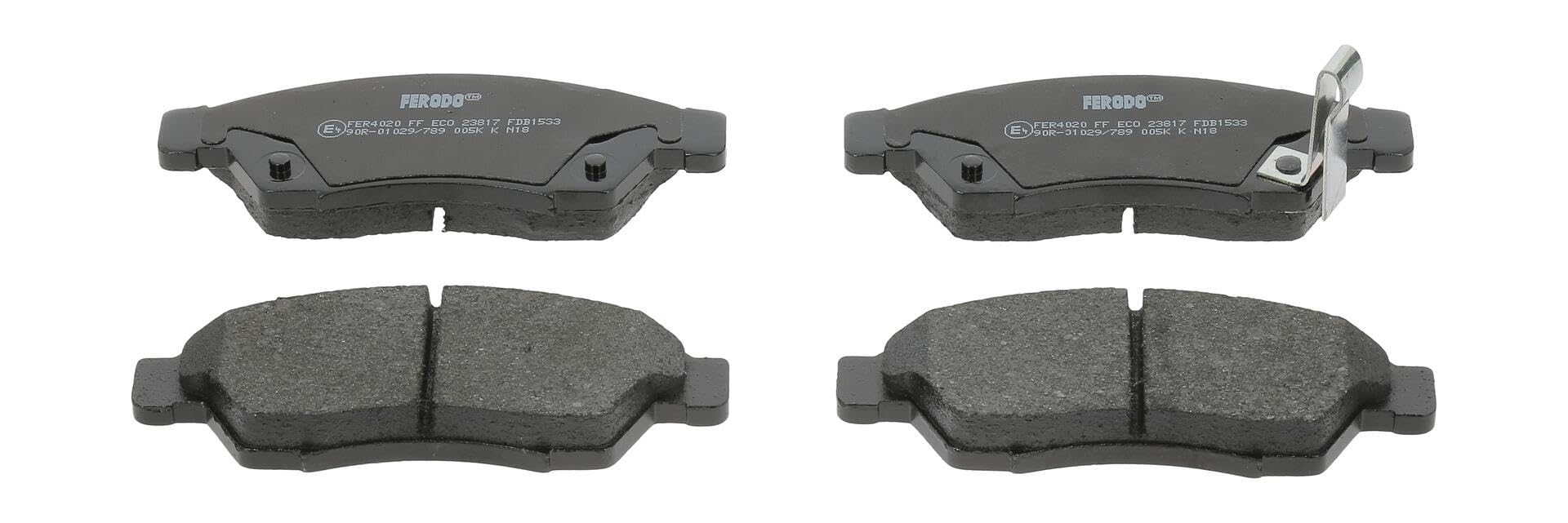 Ferodo FDB1533 Brake Pad Set, disc brake - (set of 4)