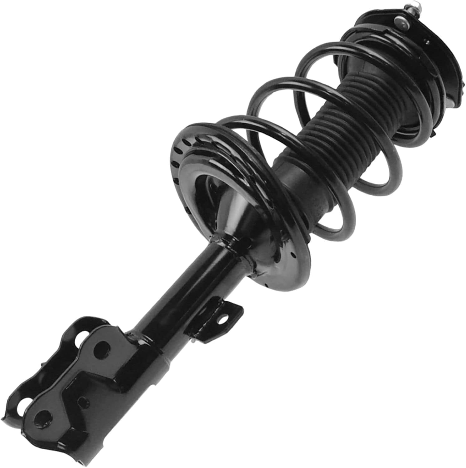 TRQ Front and Rear Suspension Kit Complete Strut & Coil Spring Assembly Sway Bar Stabilizer Link Compatible with 2012-2017 Toyota Camry SE