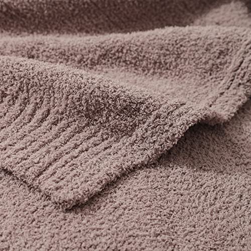 Bearberry Super Soft Fluffy Throw Blanket Lightweight Cozy Warm Throw Blankets For Couch Bed Sofa All Season (Khaki, 50”X60”) #TOP2