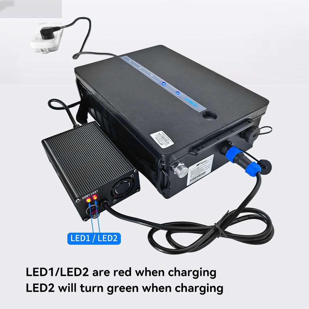 Motore elettrico da pesca subacquea per barca, kayak e paddle board (SUP) - 600 W, 24 V, spinta da 28 libbre (batteria 30 AH)
