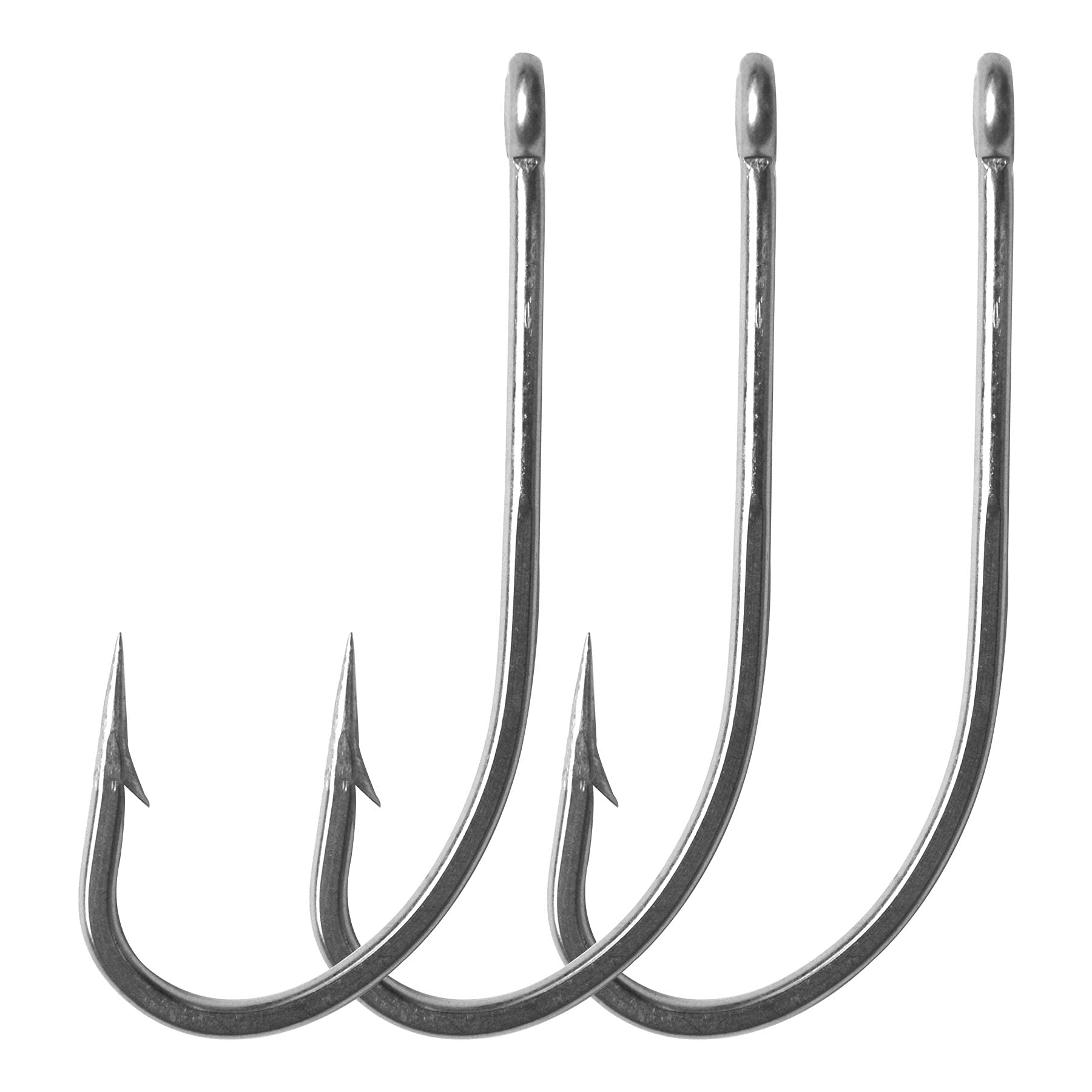 Saltwater Fishing Hooks Long Shank Hook 34007 O'shaughnessy Forged Stainless Steel Hooks Extra Strong for Fishing Tackle for Fishing Gift Size 1/0 2/0 3/0 4/0 5/0 6/0 7/0 8/0 9/0 10/0?3/0-40pcs?