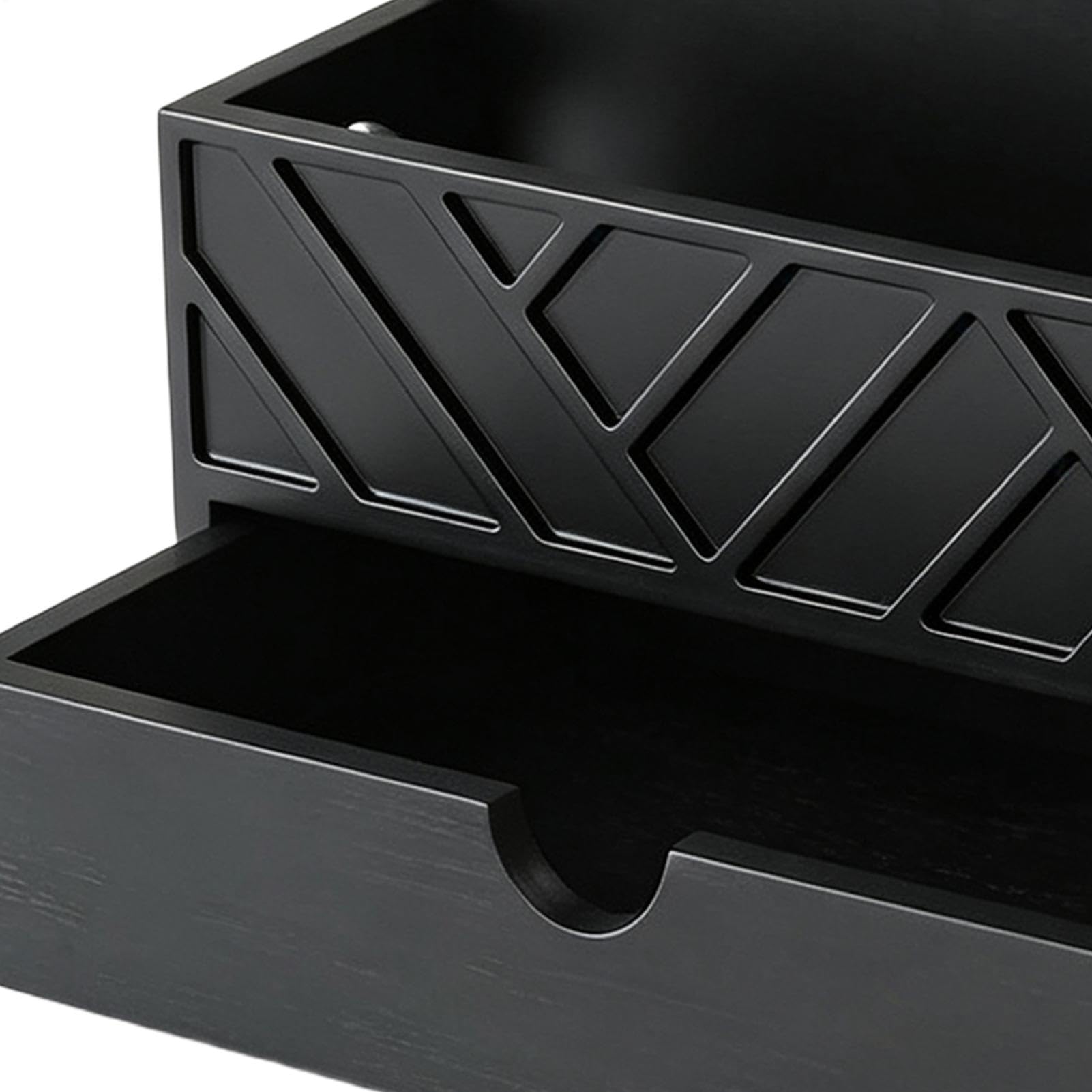 Generisch Badezimmer-Haartrocknerhalter Mit Schublade, Abnehmbaren Bechern, | Haartrockner-Organizer Und Kaffeekapselhalter für Glätteisen, Lockenstab, Make-up, Zuhause,