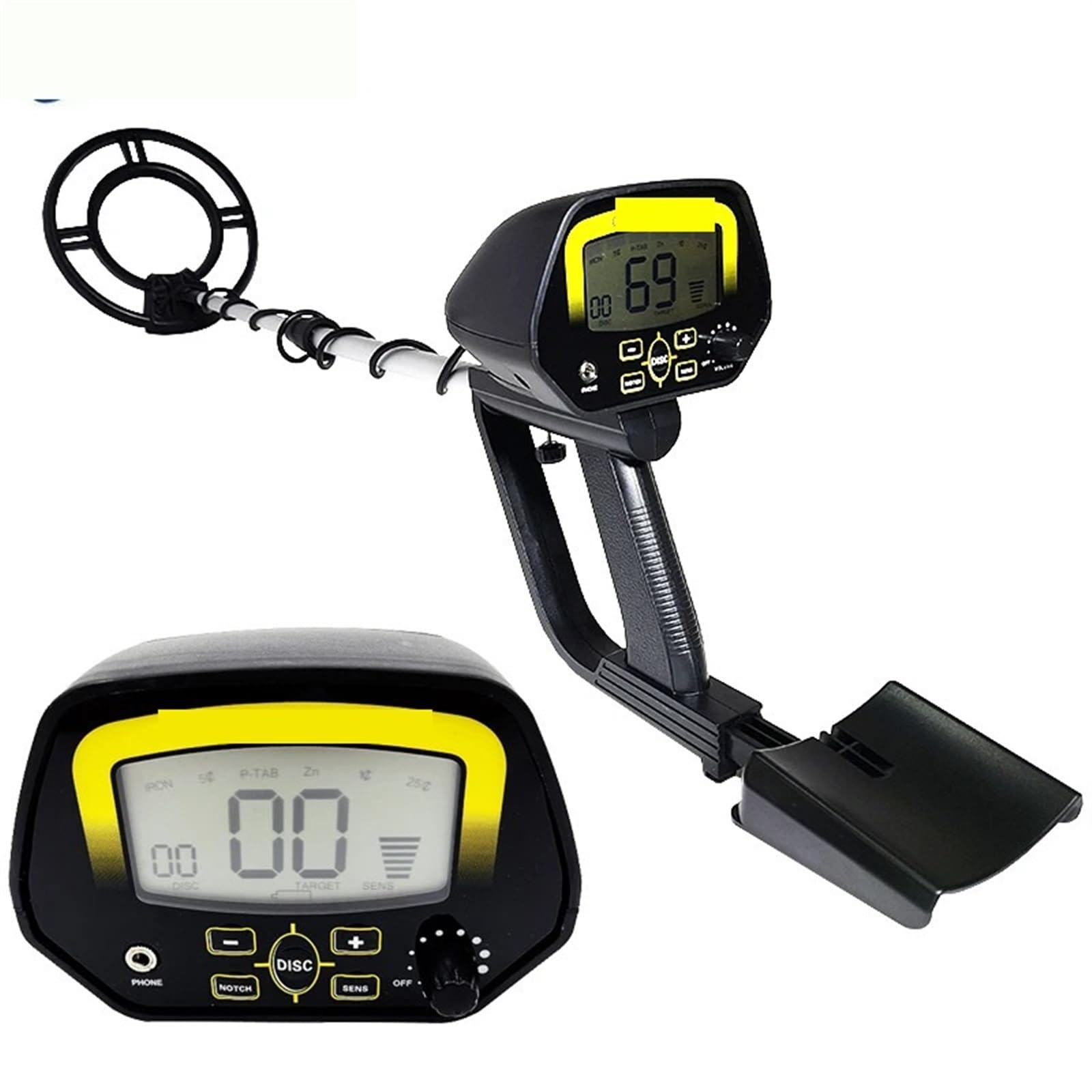 JVDDI Metal Detector Professtional Underground Metal Detector Pinpointer Gold Detector Jewelry TreasureDetector