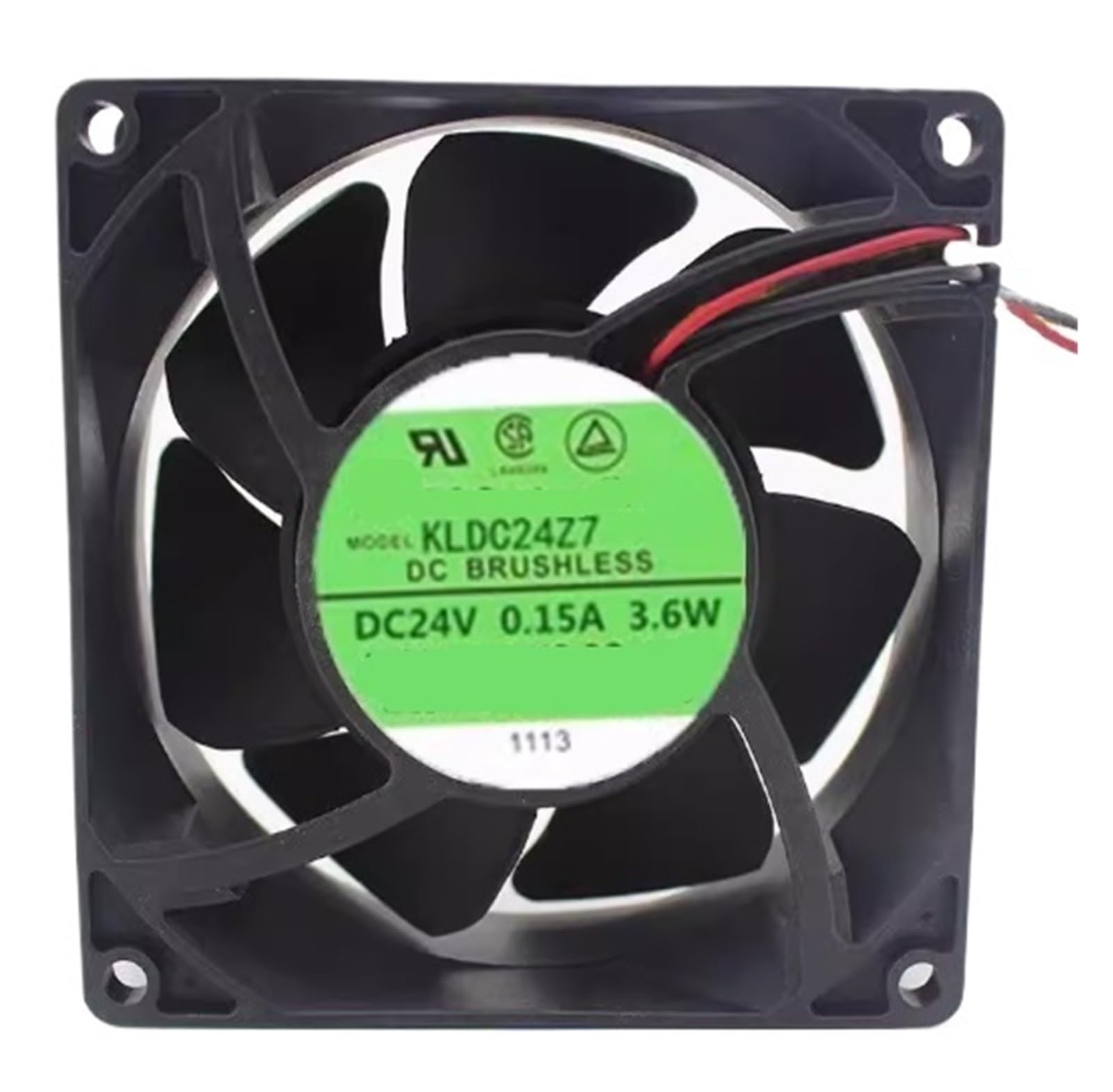 PEQYUACTE KLDC24Z7 DC24V 0.15A 3.6W 92 * 92 * 32MM 2-Wire Cooling Fan