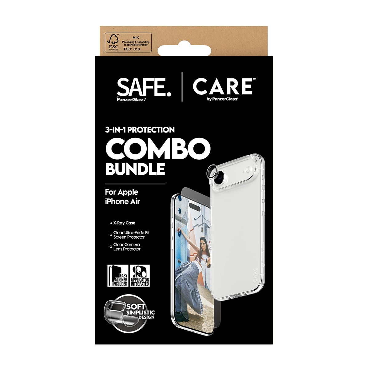 Safe | CARE™ by PanzerGlass® 3 en 1 Combo Set iPhone Air