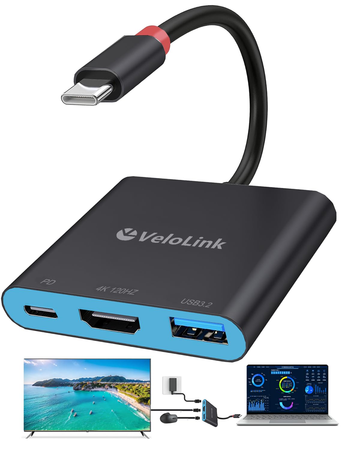 Nintendo Switch imac 2012 Amazon.com: Usbc to HDMI Adapter with PD+4K HDMI 2.1+ USB A 3.2