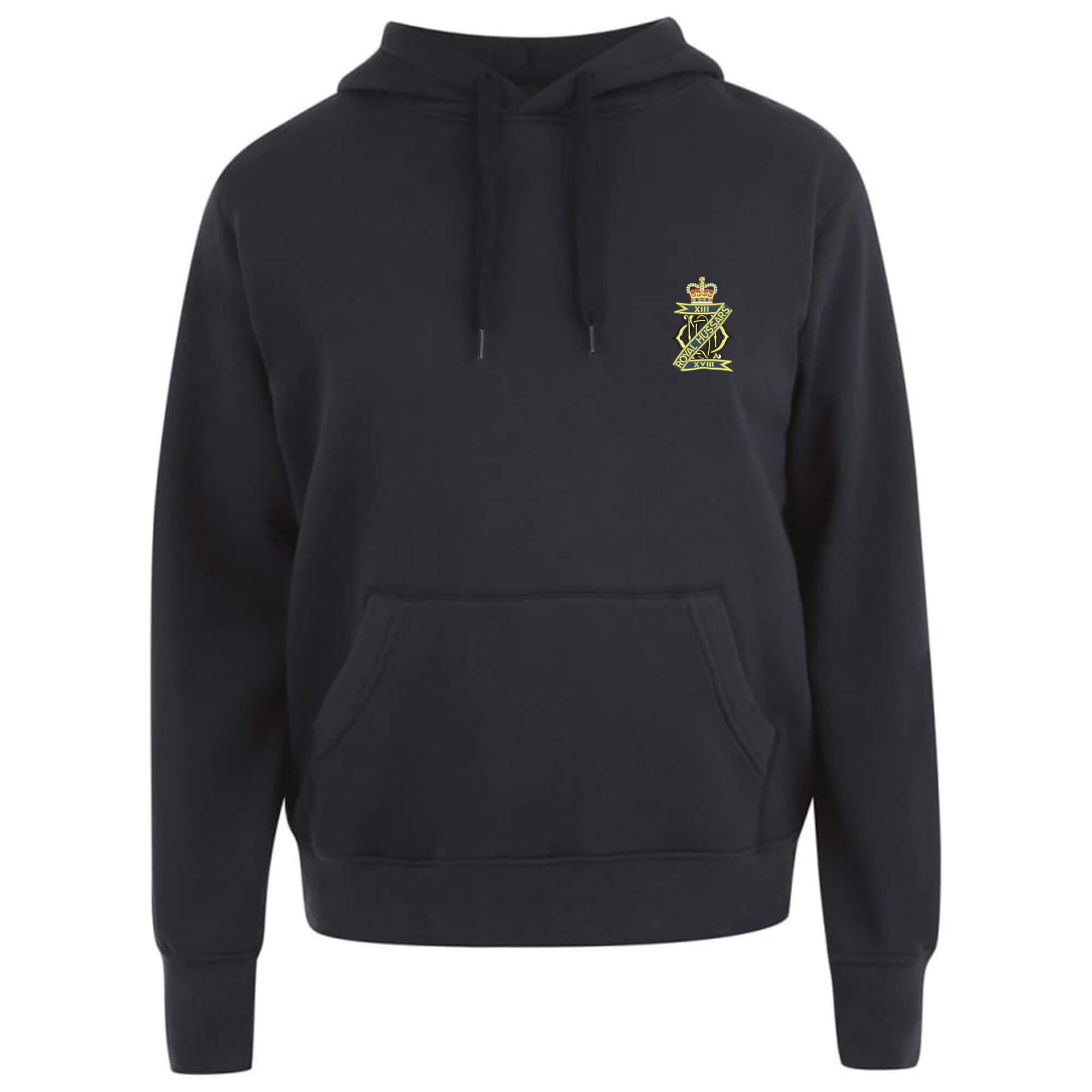 Pineapple Joe's Men's Black 13Th/18Th Royal Hussars Canterbury Rugby Hoodie - X Large