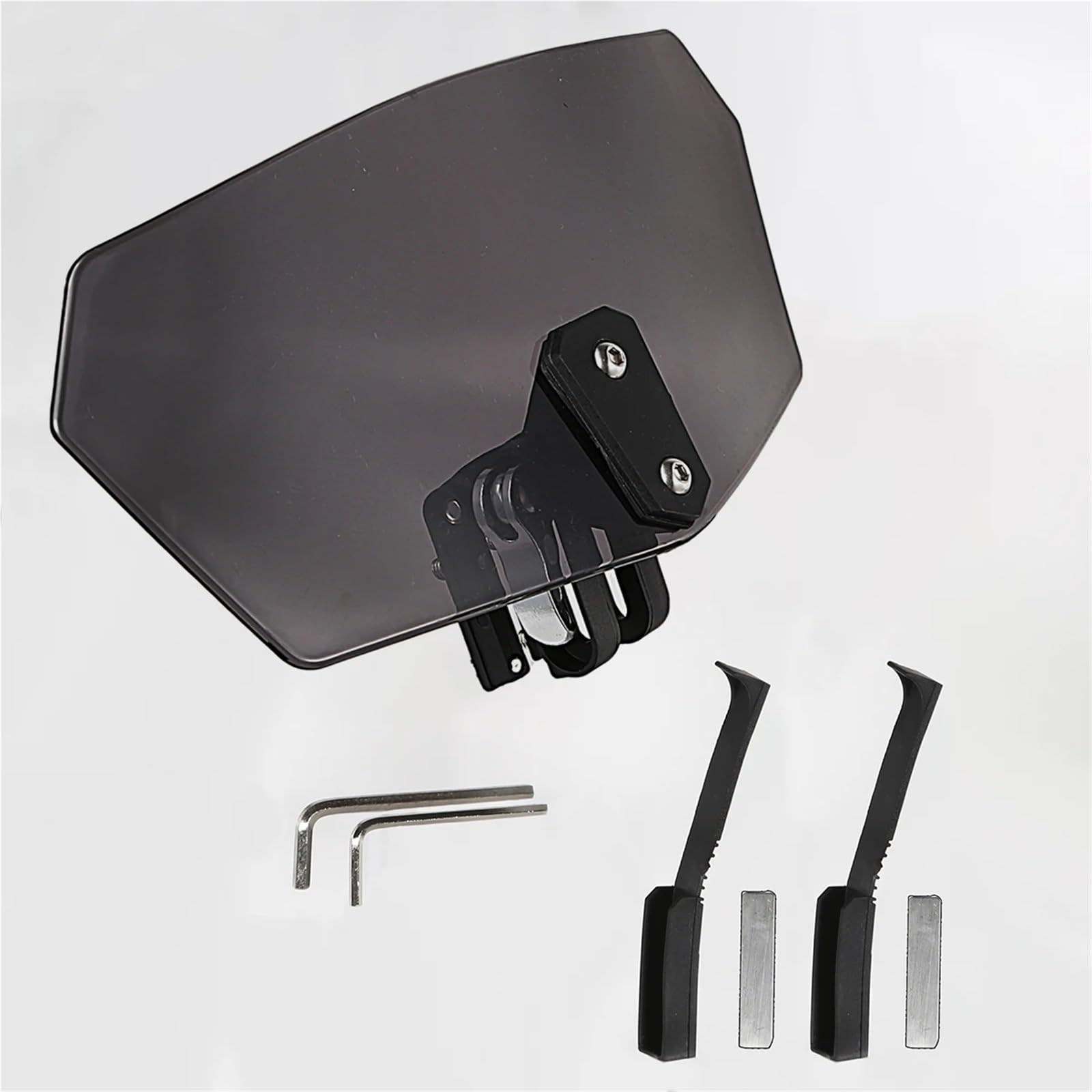 powietrzadeflektor Deflektor motocykla Uniwersalny deflektor szyby motocyklowej do Triumph Yamaha pasuje do Suzuki Honda pasuje do Harley Touring pasuje do BMW