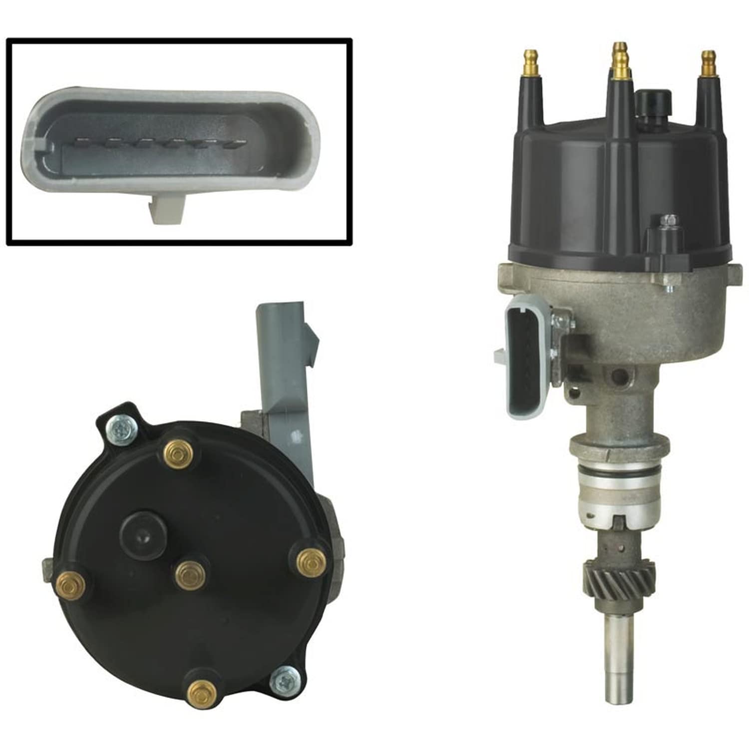 OEG Parts New Distributor Compatible With 1984-1991 Compatible With Taurus Tempo & Mercury Sable Topaz 2.3 2.5 E83E-AA, Replaces E63E 12127-BA E63Z