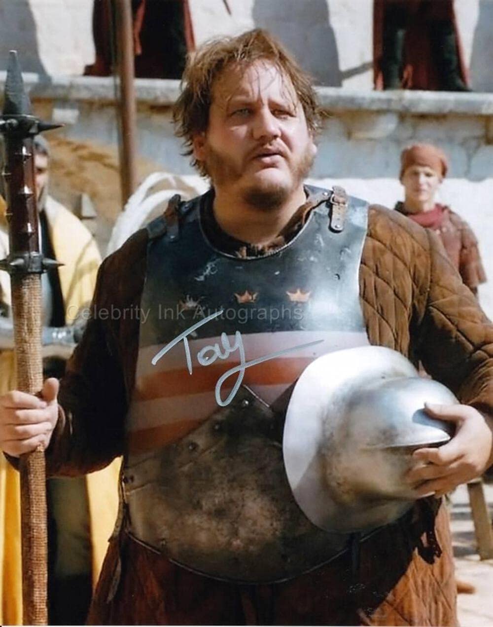 TONY WAY as Ser Dontos Hollard - Game Of Thrones 8"x10" GENUINE AUTOGRAPH  at Amazon's Entertainment Collectibles Store