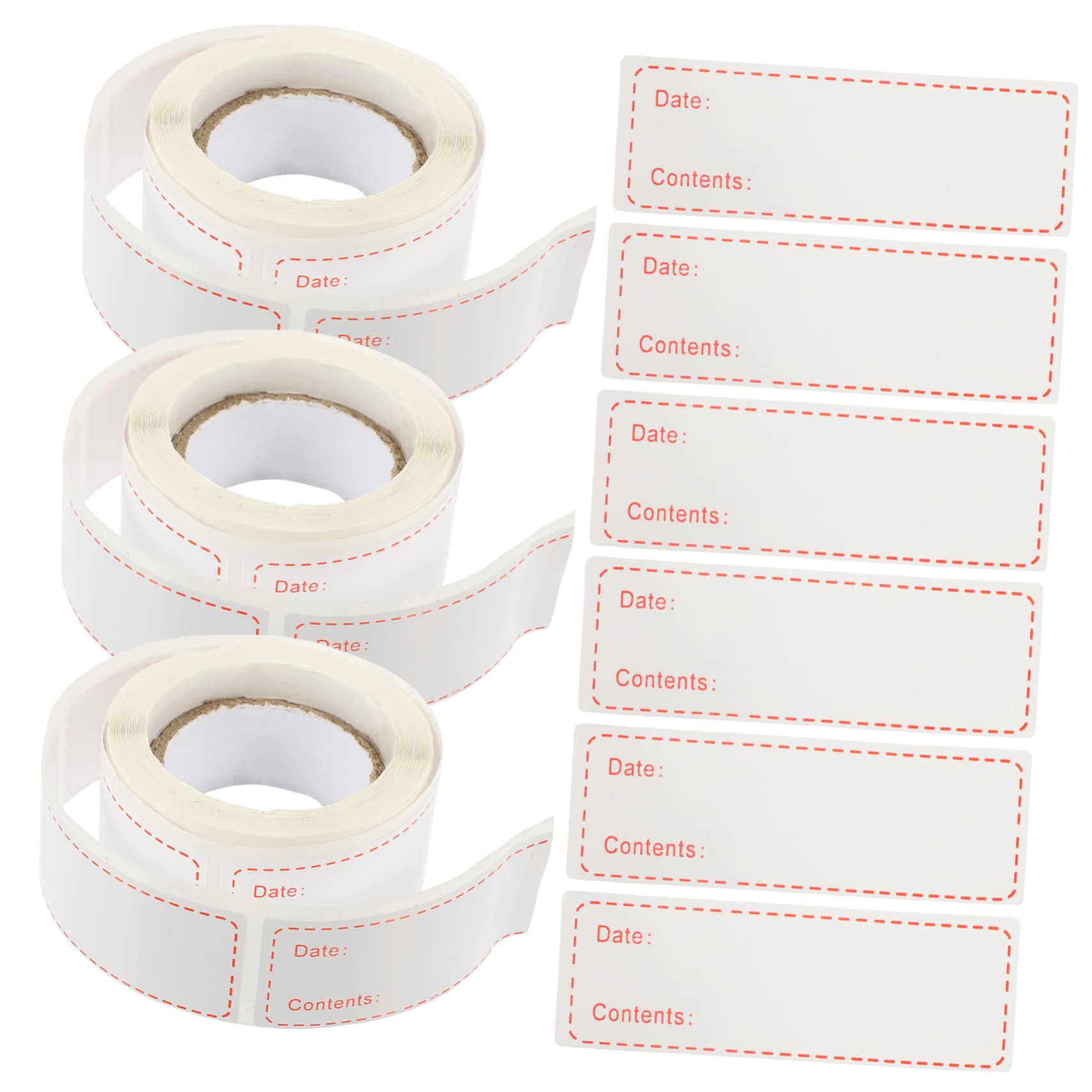 ARTIBETTER 15 Etichette Adesive Rimovibili per Alimenti Etichette per Data e Conservazione Adesivi Pratici per Barattoli Cucina Facili e Riutilizzabili