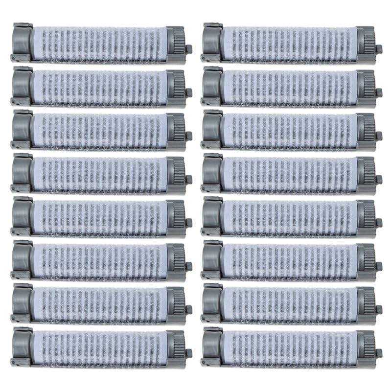 KALLORY 16 pcs Hair Root Clips for Volume Bangs Roller with Clip Hair Rollers for Short Perm Bars Styling Tools for Women Self Adhesive Design for Easy Curling
