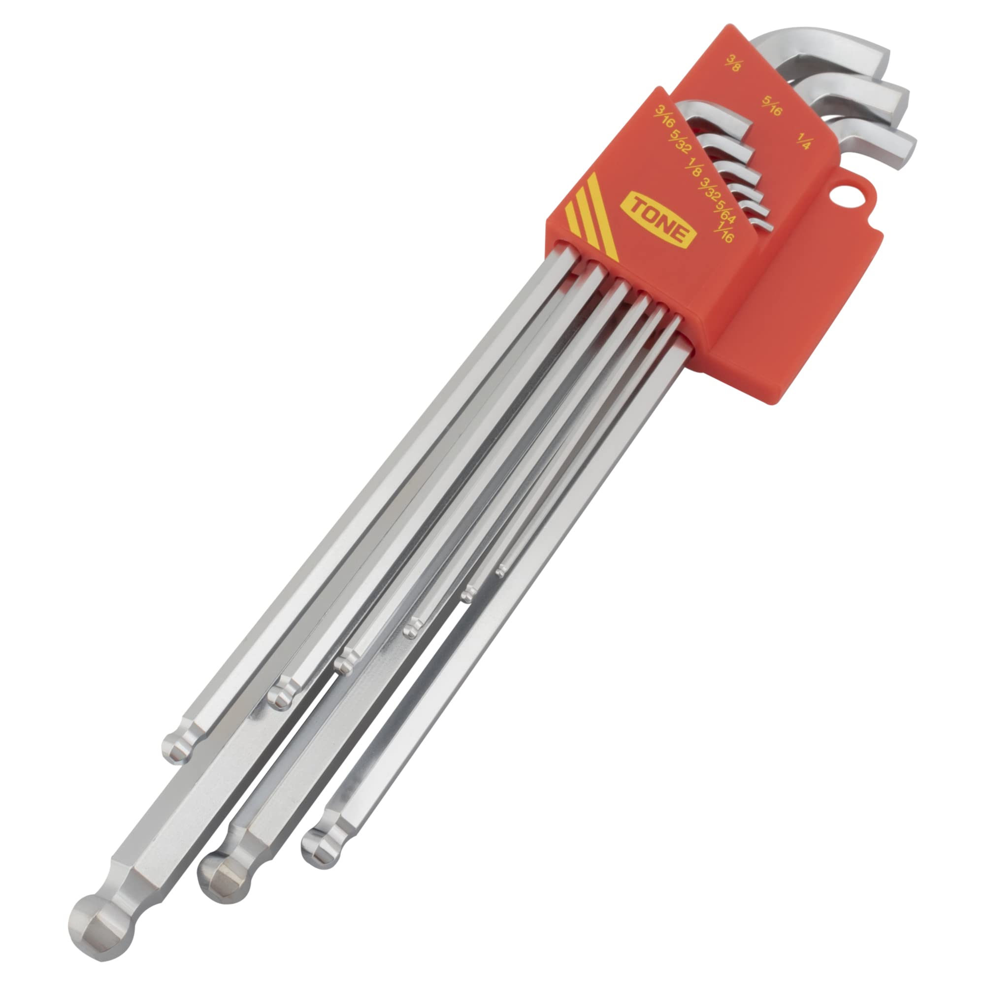 TONE トネ 首下ショートボールポイント L形レンチセット BSB900S 工具 DIY　西岡店 BS900S | 総合工具メーカー、TONE株式会社