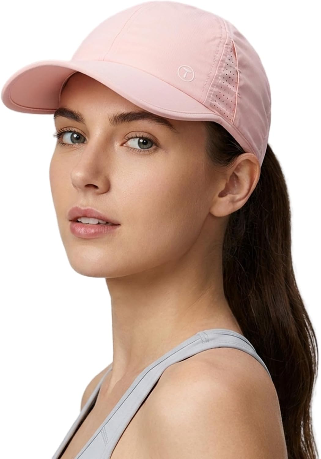 TOP-EX Cooling UV 50 High Ponytail Baseball Cap for Women Breathable & Lightweight for Sports Fits 21.3"–23.2"