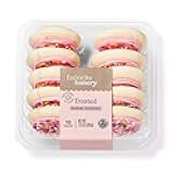 Frosted Sugar Cookies With Pink Icing - 13.5oz 10ct - FrostyDelights Pack of 2