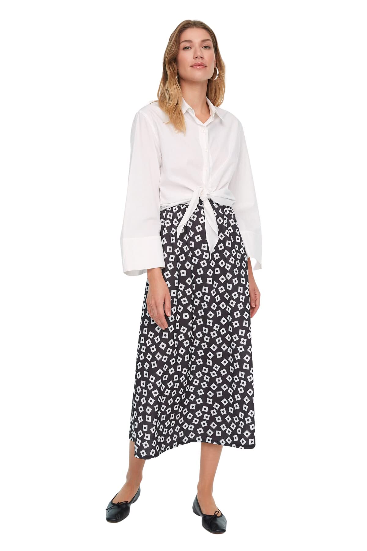 Trendyol Women Basic Maxi A-line Regular Knit Modest Skirts