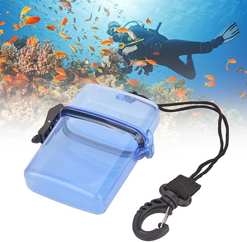 Miniatura 8 de T best Caja seca de buceo, funda impermeable flotante transparente de plástico bajo el agua, sellado de buceo, caja de almacenamiento en seco con
