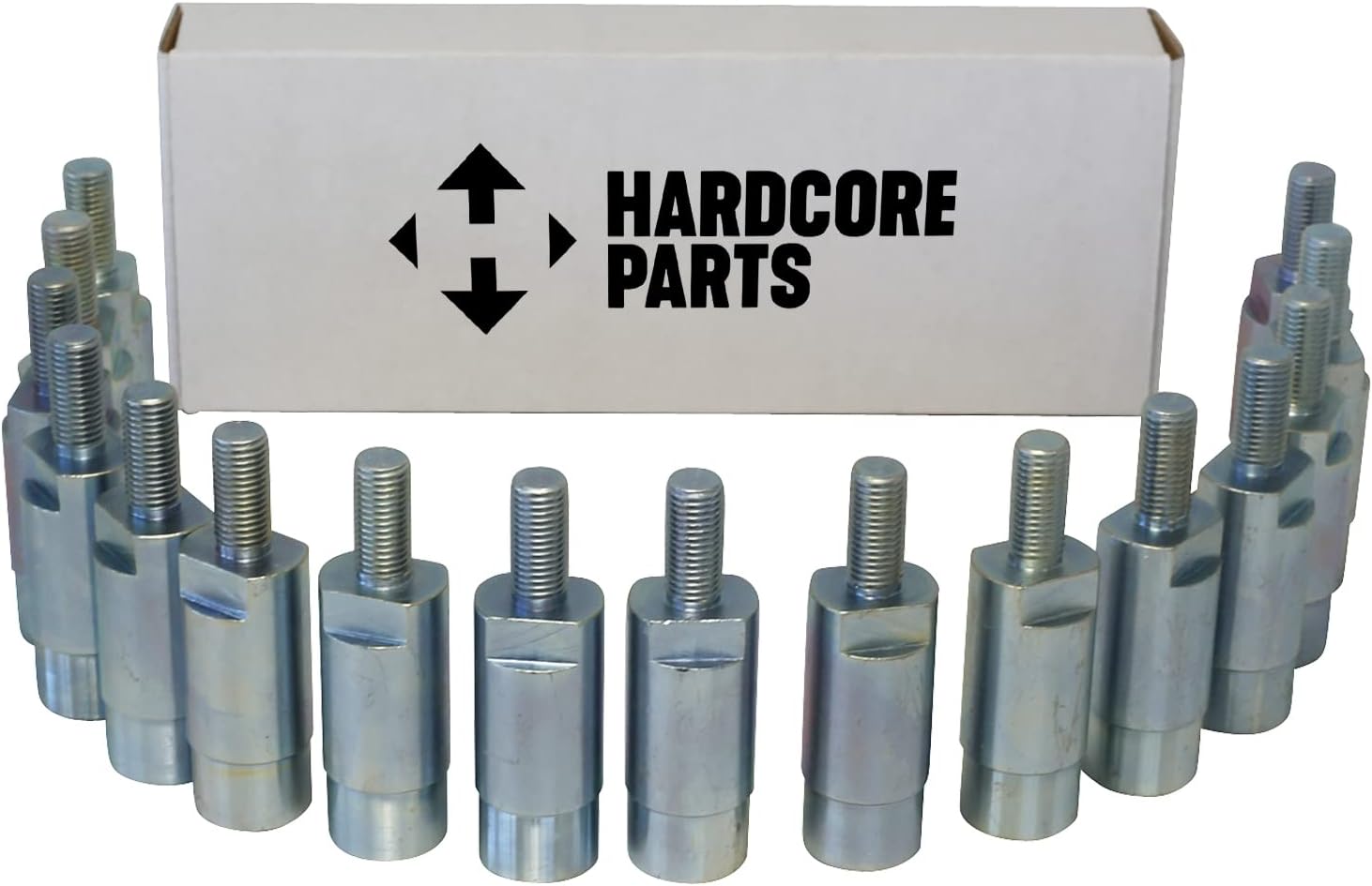 Set of 16 High Performance ATV Stud Wheel Spacers 4" (2 inch Per Side) Universally for ATV UTV with 3/8" - 24 threads - Fits Kawasaki Polaris Yamaha