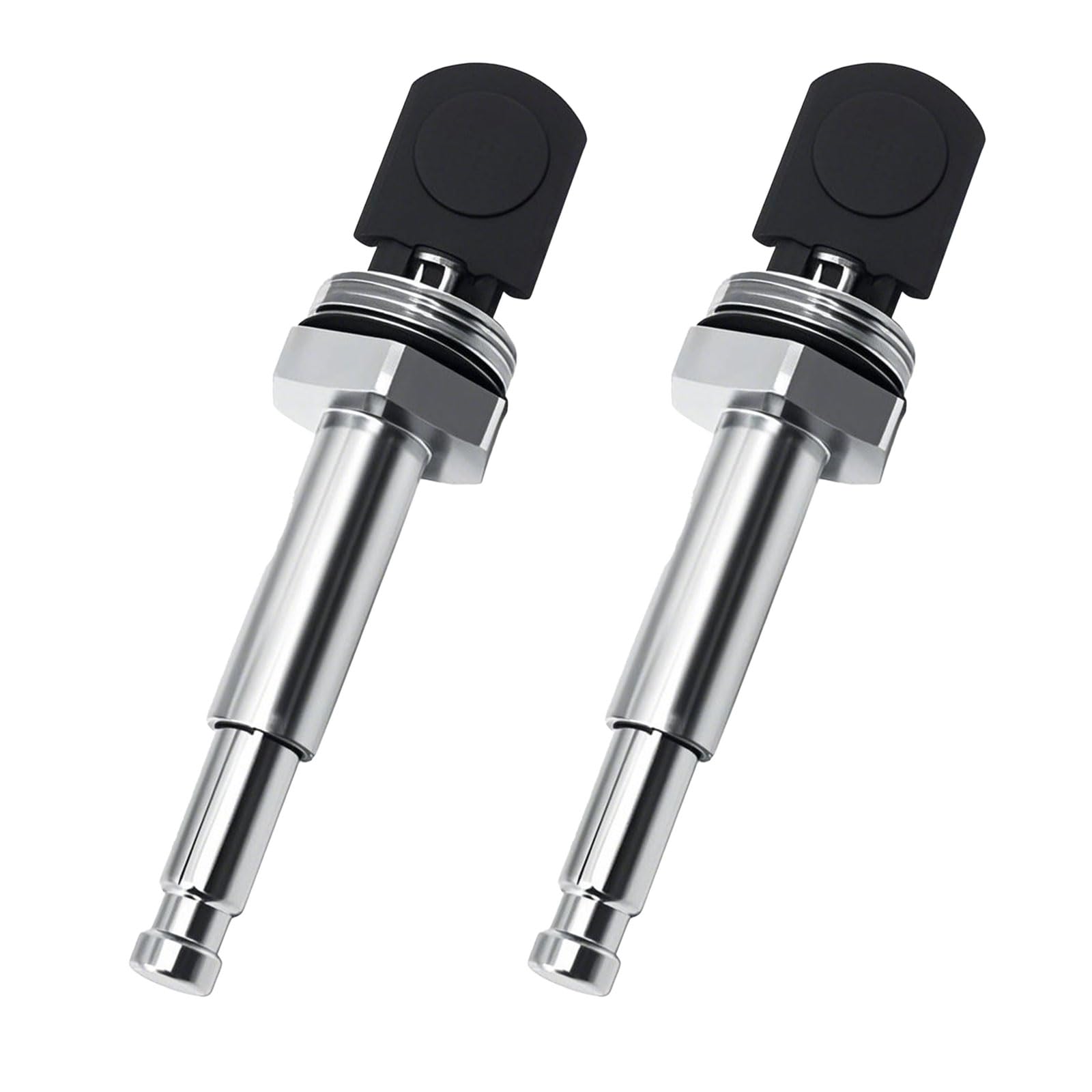 2Pcs RP5649 Stainless Steel Push Button Diverter