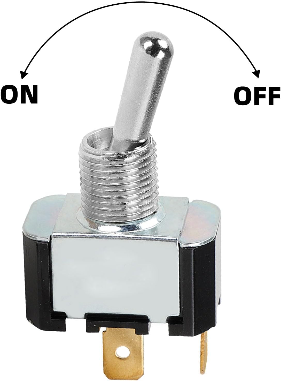 Roykaw Golf Cart Electric Toggle Switch, Tow Run Switch Compatible with Yamaha G19/ G22/ G29 Electric Golf Cart, SPST 2 Pin & On-Off Rocker Heavy Duty Switch, OEM# JU2-H2727-00-00