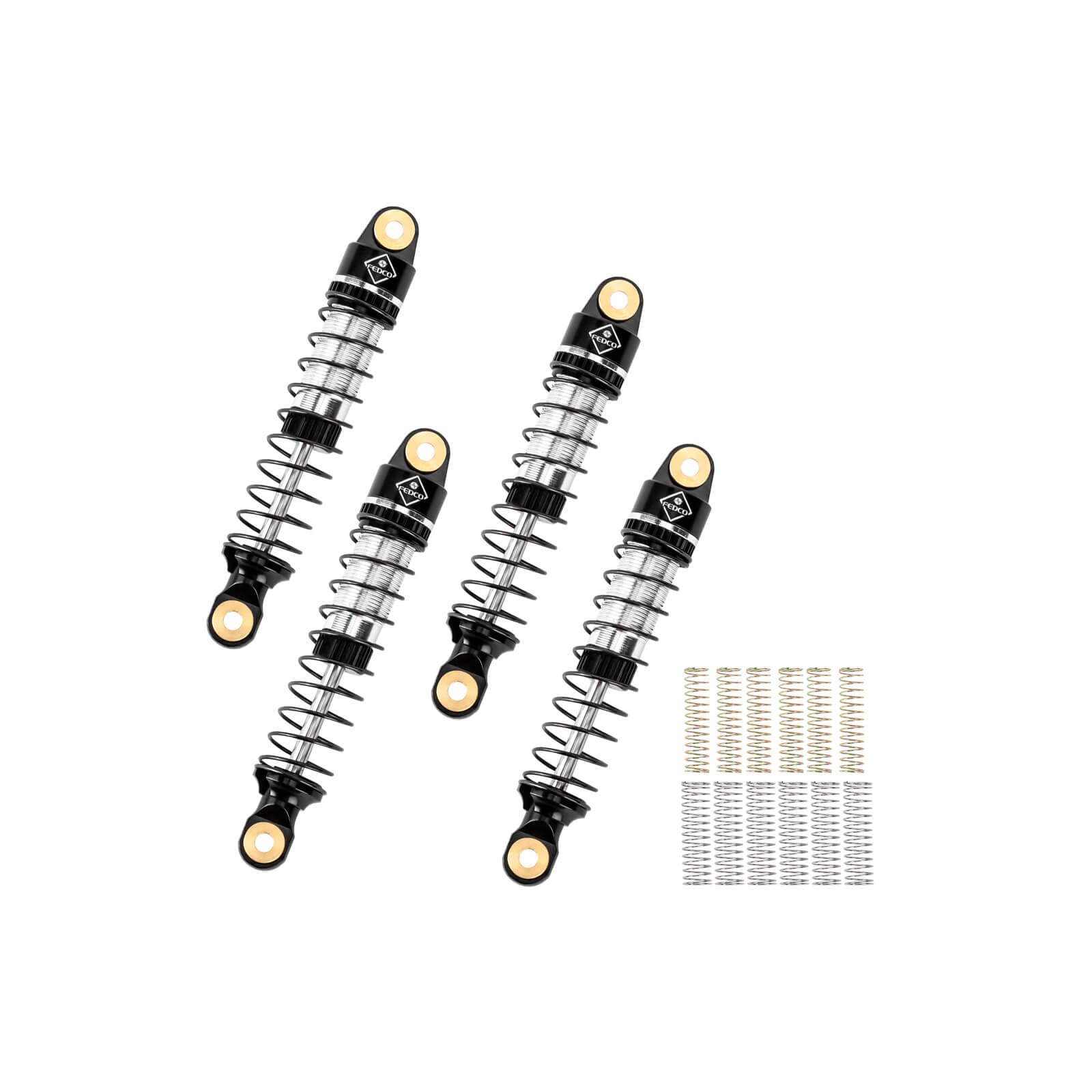 Amazon.com: FEDCO Redcat Ascent 18 Shocks With Springs 58MM Long