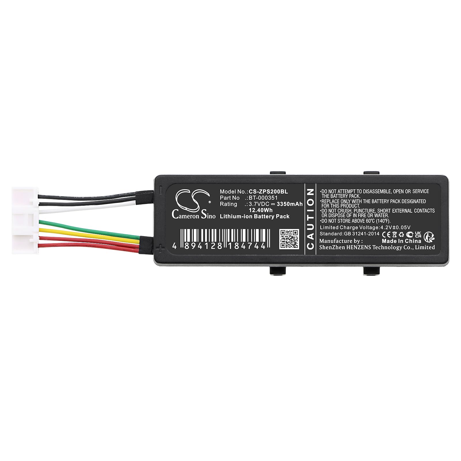Batterie de rechange 3350 mAh pour Symbol MC17, numéro de pièce : BT-000018A01, BT-000351, BT-000374, BTRY-MC17RAB0E-50, BTRY-PS20-35MA-01